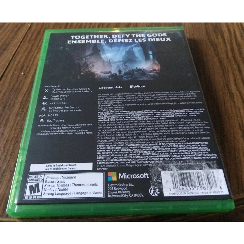Dragon Age The Veilguard For Microsoft X Box Series X
